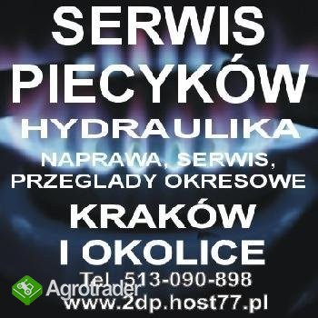 Naprawa piecyków Kraków tel.513090898 serwis junk