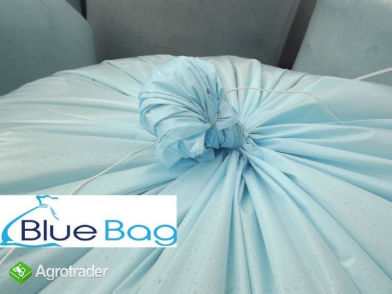 Worki do sianokiszonki Blue Bag błękitne super jakość bardzo wytrzymał - zdjęcie 3