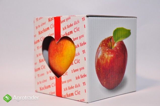 Sprzedam jabłka z napisami i love you - zdjęcie 1