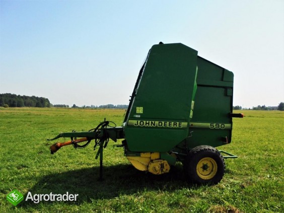 Sprzedam prasę John Deere 590 - zmniennokomorowa, garażowana - zdjęcie 4