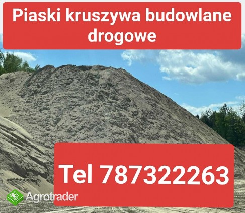 Rzeszów piasek płukany kopany transport 787322263