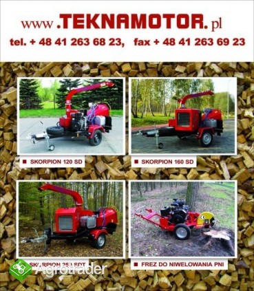 Wood chipper, Holzhacker, Hacker, Rębak Teknamotor - zdjęcie 1