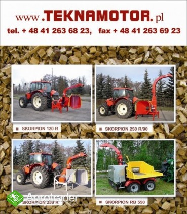 Wood chipper, Holzhacker, Hacker, Rębak Teknamotor - zdjęcie 3